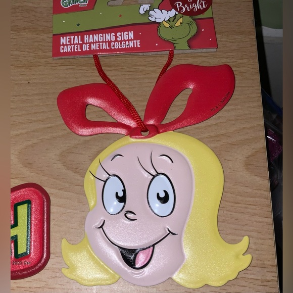 Dr. Seuss The Grinch Metal Wall Hanging Sign Bundle - Picture 7 of 10
